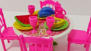 8 Minutes Satisfying with Unboxing Cute PinkToys Disney Tiny Kitchen Set  ASMR Awesome Cooking Game [upl. by Nagey]