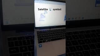 Create Your OWN Satellite Symbol Today shortcutkeys windows computer tech shorts [upl. by Atinob]