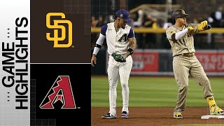 Padres vs Dbacks Game Highlights 81323  MLB Highlights [upl. by Malchy]