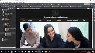 Application Web JEEJPA Gestion des Etudiants et Enseignant [upl. by Randee]