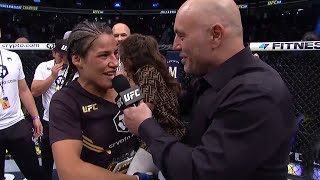 UFC 269 Julianna Peña Octagon Interview  New UFC Bantamweight Champion [upl. by Eillen]