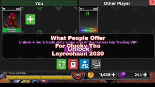 What People Offer For Clucky The Leprechaun 2020  🔪Survive The Killer [upl. by Hetti]