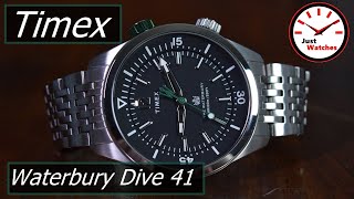 Timex Waterbury Dive 41mm  A Compressor Style Quartz Watch [upl. by Brinson37]