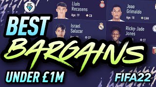 FIFA 22 BEST BARGAINS UNDER £1M [upl. by Odraude]