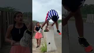 flip dance stunt backflip funny song bollywood music bollywoodsongs [upl. by Iba]