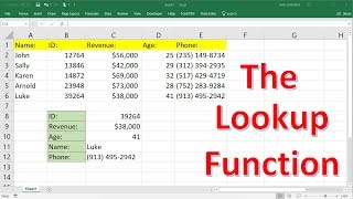 Vlookup vs The Lookup Function Explained  Excel [upl. by Matthaeus733]