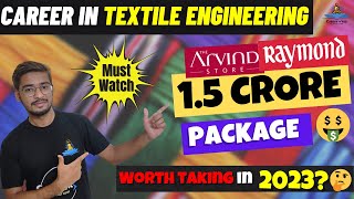 Textile Engineering scope in India Textile Engineering Colleges Jobs in Textile Engineering🤑🤑 [upl. by Channa88]