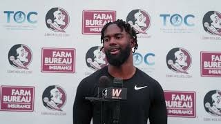 FSU Football  Davonte Brown on learn FSU football Scheme developing as a safety DB room [upl. by Ueihttam]