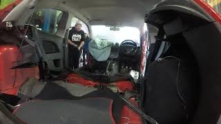 Setting Off A Ford Fiesta ST Passenger Airbag Deployment [upl. by Kinsman]