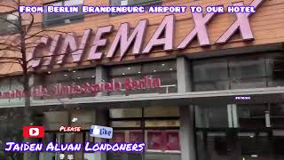 Trip from Berlin Brandenburg airport to Europa City Hotel Travel mode Jaiden Aluan [upl. by Adnot]