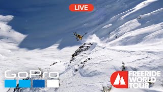 GoPro LIVE Freeride World Tour 2024  Kicking Horse BC [upl. by Adnwahsat]