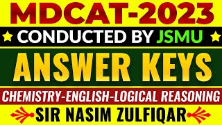 MDCAT 2023 Answer Keys Explained [upl. by Hibbs]