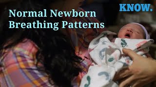 Normal Newborn Breathing Patterns [upl. by Anastice525]