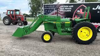 Lot  1436 August 2024  John Deere 2350 Loader Tractor [upl. by Ojeitak]