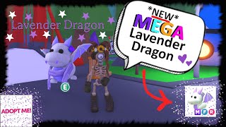 NEW MEGA Lavender Dragon Adopt Me Roblox ♥ [upl. by Zephan370]