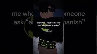 “english or spanish” meme in Roblox 😳 [upl. by Larimer]