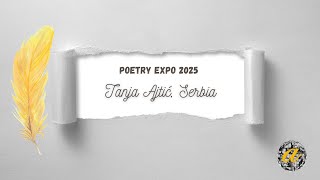 Tanja Ajtić Poem “Silence” for Poetry Expo 2025 [upl. by Zacharias]