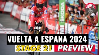 Vuelta a Espana 2024 Stage 21 PREVIEW  Can Primoz Roglic Win the Final Time Trial [upl. by Eldredge513]