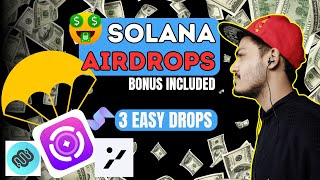 3 Solana Airdrops To Farm Right Now Easy Way To Grow Sol [upl. by Lancey]