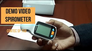 Spirometer PFT Machine  Lung Exerciser Demo Video  How to use spirometer [upl. by Isabea]