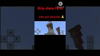 Best Dripstone farm automatic in minecraft somen boss yt [upl. by Charla]