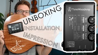 ToneWood Amp  Unboxing amp Installing for Acoustic Guitarists  Jacob Seyer [upl. by Nilesoy]