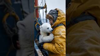 Tiny Polar Bears Heartwarming Rescuepolarbearrescue wildlifeconservation arcticanimals [upl. by Macmullin]