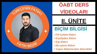 6 DİL BİLGİSİ BİÇİM BİLGİSİ Fiil Çekim Ekleri ve Yapısı Bakımından Sözcükler IV [upl. by Bowles976]