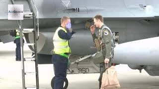 USAF F16 Pilot amp Launch 2014 [upl. by Broome]