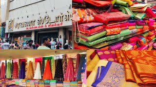 TNagar sarvana stores Diwali sarees collections 💥 New trending [upl. by Mattland306]