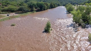 ¡Cayó agua en las presas Los ríos están llenos en el norte y centro de Sinaloa [upl. by Leonora343]