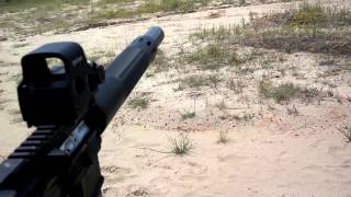 Suppressed 458 Socom 105 Inch Barrel [upl. by Past43]