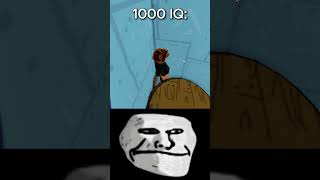 10 IQ Vs 1000 IQ Escape🤯Troll Face Memeroblox shorts [upl. by Eyde762]