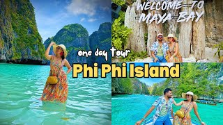 PHI PHI ISLAND TOUR from KRABI THAILAND by Speedboat  Full Day Tour guide  Snorkeling [upl. by Kilgore214]