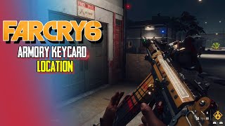 Far Cry 6  ARMORY KEYCARD Location  FND Special Forces Base [upl. by Notliw652]