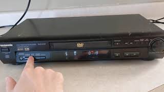 Playing audio CDs on Panasonic DVDRV31 DVD player [upl. by Onateyac745]