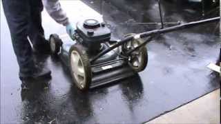 Craftsman Lawnmower Timing and Carburetor Issue [upl. by Rojam]