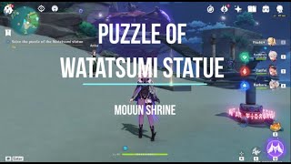 How to solve The Puzzle of Watatsumi Statue  Watatsumi Island  Genshin Impact 21 [upl. by Artined]