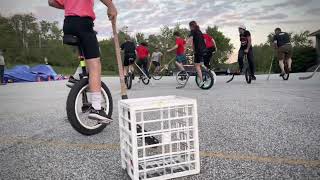 NAUCC 2022 Flaming Puck Unicycle Hockey [upl. by Hirschfeld]