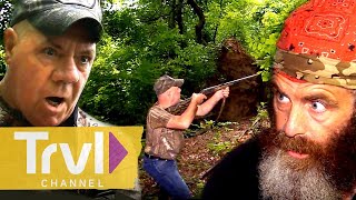 The Hunt For Bigfoot in the Tyrgart Valley 🔴  Mountain Monsters  Travel Channel [upl. by Nnairet]