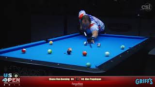 UNBELIEVABLE FINISH  Shane Van Boening vs Alex Pagulayan  2018 US Open 8Ball Championship Final [upl. by Odin]