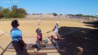 101924 Pennsauken Indians 14u Vs GT Blue Sox [upl. by Burtie]