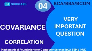 Very important Question of covariance solved  find covariance between x and yStatisticsMFCS [upl. by Hilton763]