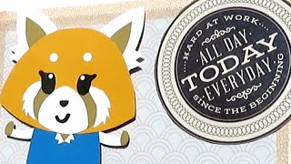 Aggretsuko Paper Craft  Aggretsuko Fan Art [upl. by Eoin]