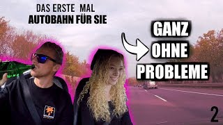 Erste Fahrstunde auf der AUTOBAHN  Fahrstunde mit Rob Dee [upl. by Elletnwahs]