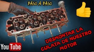 COMO DESMONTAR LA CULATA DEL MOTOR  PARTE 2 [upl. by Gorga477]