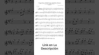 Vengo Hoy Partitura Saxofón Alto Tenor Soprano Trompeta Flauta y Violín [upl. by Stuppy]