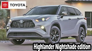 2024 Toyota Highlander Nightshade Edition  Interior features [upl. by Caundra]