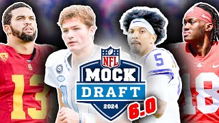 2024 NFL FirstRound Mock Draft For All 32 Picks 60 THE DRAFT IS SET  TPS [upl. by Redienhcs536]