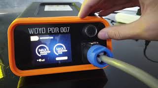 WOYO Upgraded PDR007 Paintless Dent Repair Magnetic Induction Heater for Steel Panel PDR Tool [upl. by Raseda592]